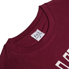 Over Thinker Burgundy Women T Shirt