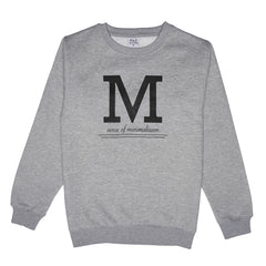 M Gray Women Sweat Shirt