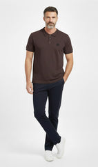 Men Coffee Polo Shirt
