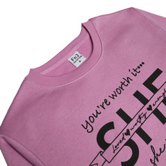 She's In Orchid Women Sweat Shirt