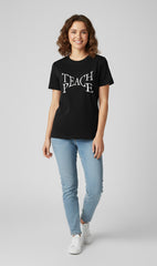 Teach peach Black Men T Shirt