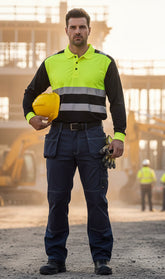 High-Visibility Safety Polo (or T-Shirt)