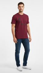 Moon Burgundy Men's T Shirt