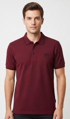 Men's Burgandy Polo Shirt