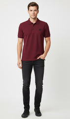 Men's Burgandy Polo Shirt