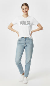 Dublin Women White T Shirt