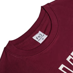 Over Thinker Burgundy Women T Shirt