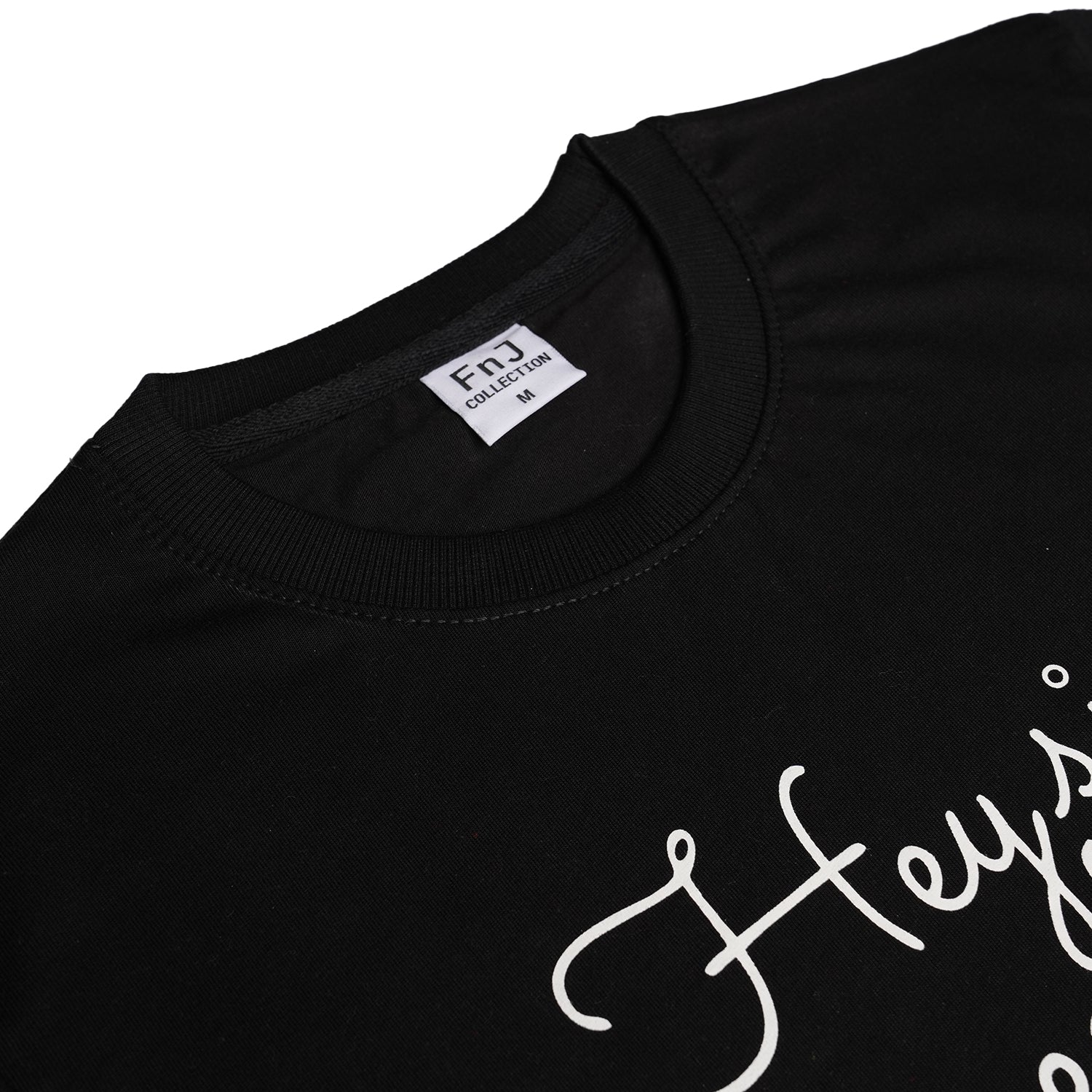 Hey sisi Women Black T Shirt
