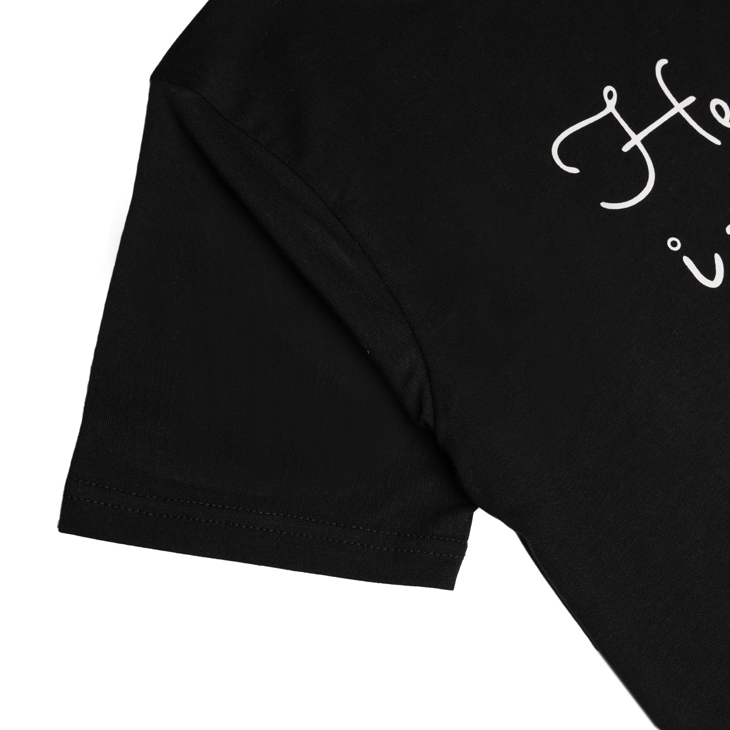 Hey sisi Women Black T Shirt