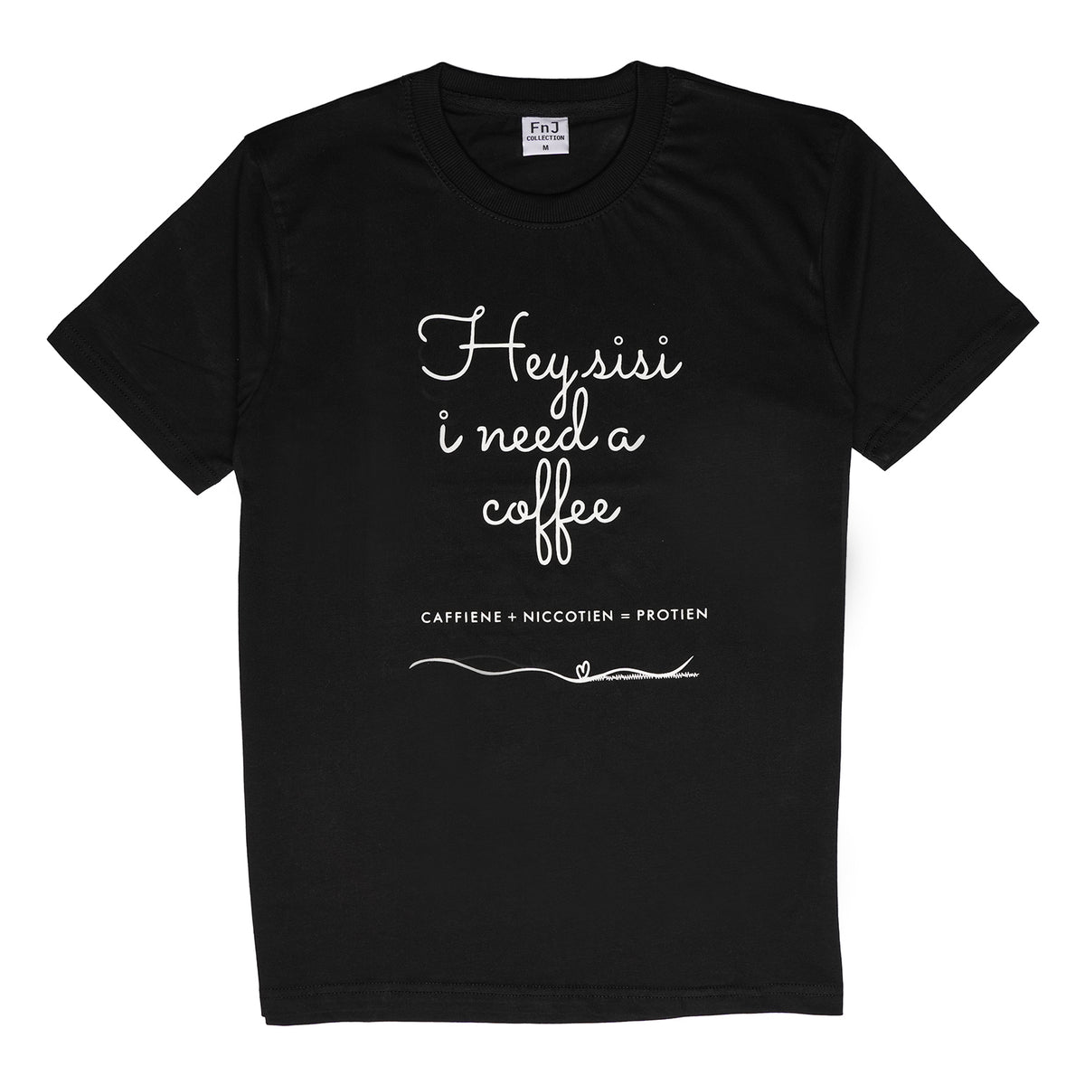 Hey sisi Women Black T Shirt