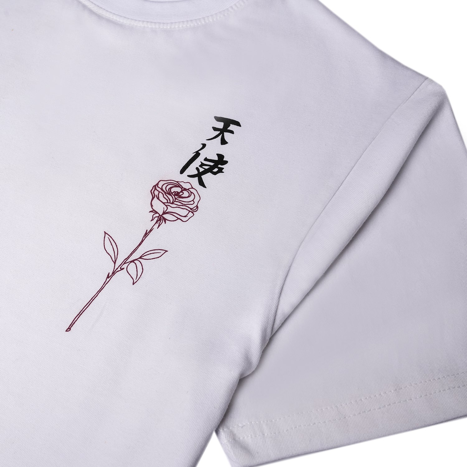 Rose White Men T Shirt