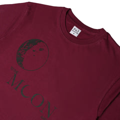 Moon Burgundy Men's T Shirt