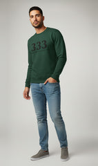 333 Posy Green Men Sweet Shirt