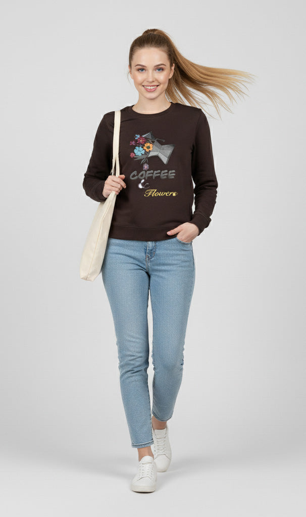 Coffee Sweat Shirt Women
