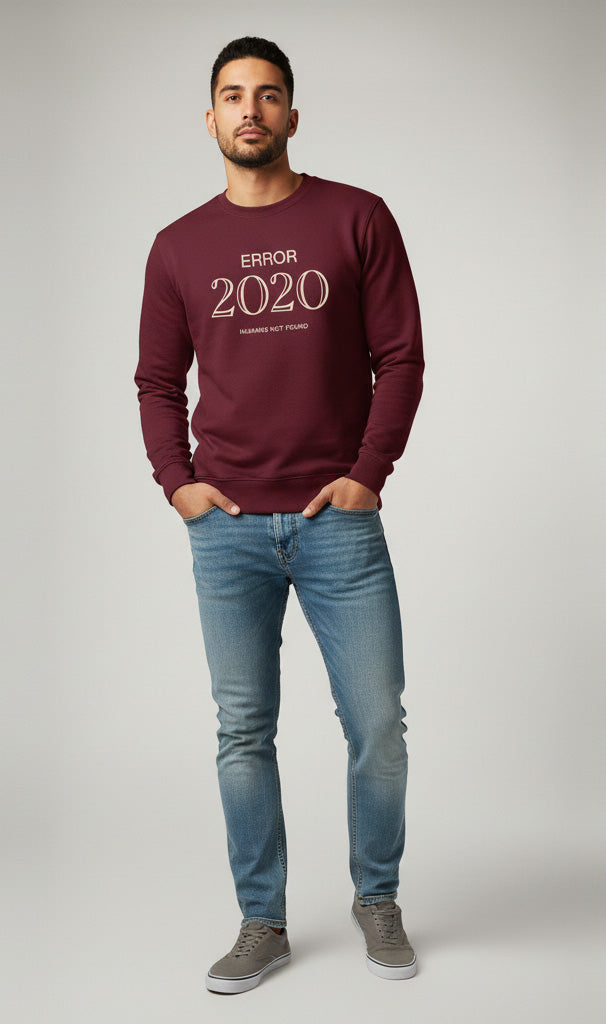Burgundy Men Sweet Shirt