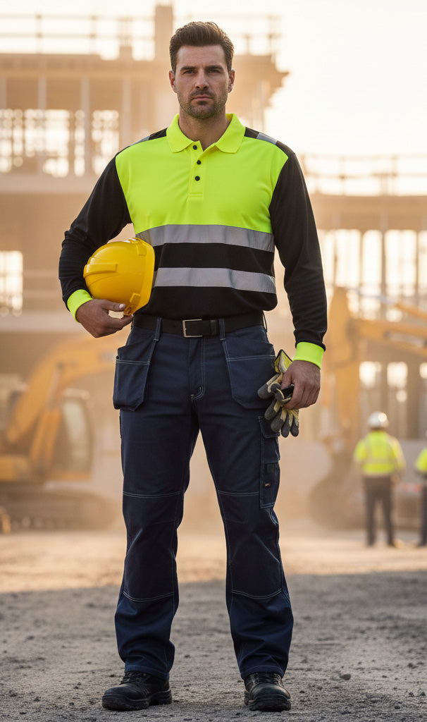 High-Visibility Safety Polo (or T-Shirt)