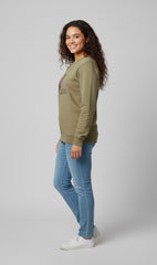 Beautiful Sage Green Women Sweat Shirt